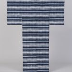 陽山めぐみ（織） 国画賞 手紡木綿絣　穀雨　着物