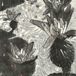 木版 (111x 92.5cm)