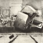 エッチング　60×90cm