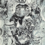 第95回国展2021Record91.5×65cm(木によるリトグラフ)