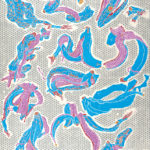 木版他　100×80cm