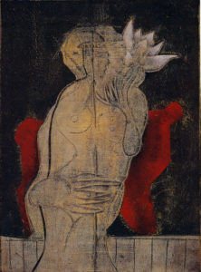 1977年　花の誘い　（43.5 x 31）