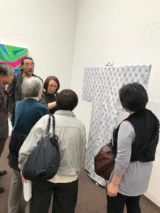 工芸部会員による織の妙技の解説