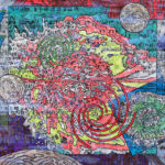 第95回国展2021galaxy75×105cm（木版）