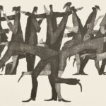 第95回国展2021サガシモノ54×84cm(木版)