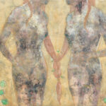 第95回国展2021WITH58×87cm（デジタルプリント・メディウム剥がし刷り）