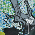 第９５回国展2021年＜木々の集いー秋ちかし＞109x90cm(シルクスクリーン )