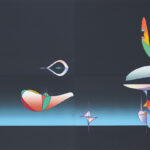 《スクリーンプリント》72.8×103cm