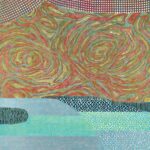 第96回2022 大地から空へ 130×100cm《木版》