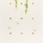 銅版（59.5ｘ26.5ｃｍ）手彩色・コラージュ