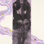 《銅版・ノントキシックスソフトグランドエッチング・雁皮刷》130×90cm