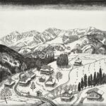 第96回2022 冬の旅（小谷） 85×85cm《木版》