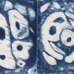 銅版（58.2x90.4cm）エッチング