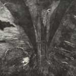 第96回2022 無言の対話 76×112cm 《銅版・エッチング》