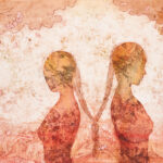 メディウム剥がし刷り・デジタルプリント（60x86cm）