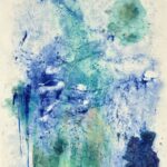 第96回2022 Blue Flame 90×60cm 《リトグラフ・コラグラフ》