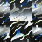 ステンシル　85×60cm