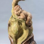 第96回2022 木守歌 110x55x45cm 樟