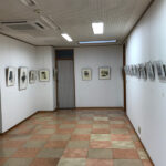 銅版画（左面と正面）～石膏刷り（右面）