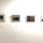 銅版画技法による石膏刷り１