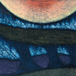 木版・コラグラフ(68,5x100cm)