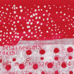 地球の声（木版・モノタイプ）25x34cm