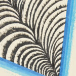 明日への行方'23-7（木版）25x16,3cm