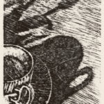 stay home-9（木版）21x14,8cm