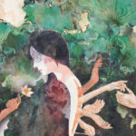 《デジタルプリント・メディウム剥がし刷り》79×55cm