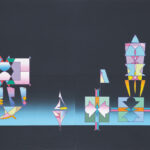 《スクリーンプリント》﻿72.8×103cm﻿