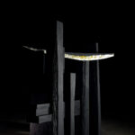 197×203×170cm 樟・神樹／銀箔・金箔